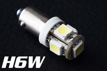 LED H6W - Kanta BAX9S - 12v