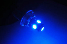 LED T10 - Kanta W5W - Sininen