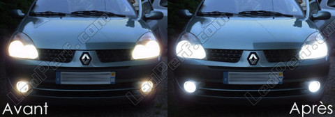 LED Ajovalot Renault Clio 2 Tuning