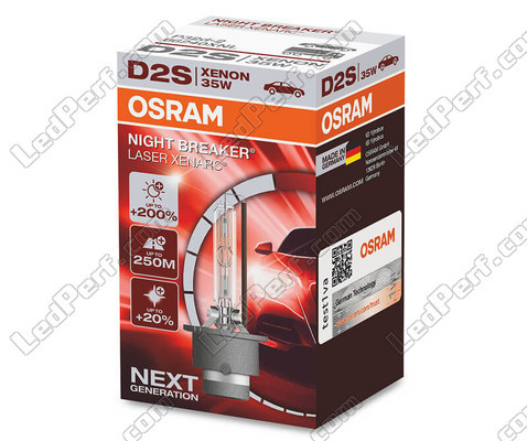 Xenon Polttimo D2S Osram Xenarc Night Breaker Laser +200% - 66240XNL kohdassa Pakkaus
