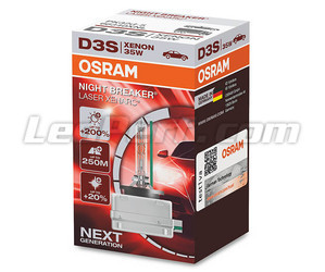 Xenon Polttimo D3S Osram Xenarc Night Breaker Laser +200% - 66340XNL kohdassa Pakkaus