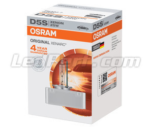 polttimo Xenon D5S Osram Xenarc Original 4400K ECE-hyväksytyt varaosat