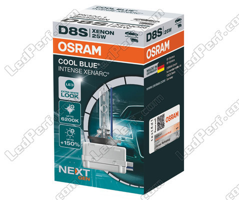 polttimo Xenon D8S Osram Xenarc Cool Blue Intense NEXT GEN 6200K kohdassa Pakkaus - 66548CBN