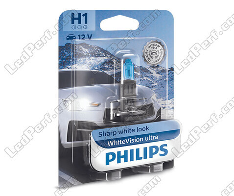 1x polttimo H1 Philips WhiteVision ULTRA +60 % 55W - 12258WVUB1