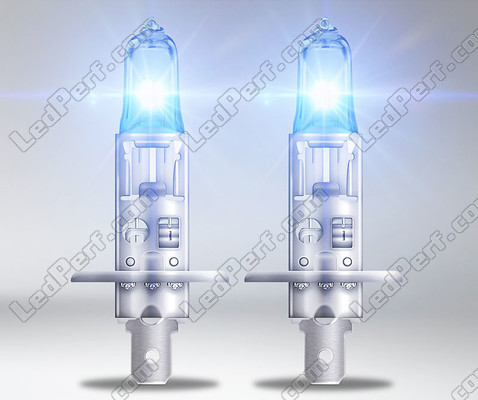 Halogeenipolttimot H1 Osram Cool Blue Intense NEXT GEN, jotka tuottavat LED-efektivalaistusta
