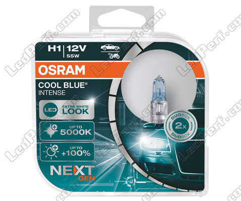 Polttimopari Osram H1 Cool blue Intense Next Gen LED Effect 5000K