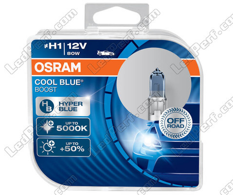 Polttimot H1 Osram Cool Blue Boost 5000K efektixenon viite: 62150CBB-HCB 2 polttimon pakkauksessa