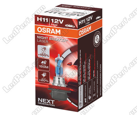 polttimo H11 Osram Night Breaker Laser +150% yksikköä kohti - 64211NL