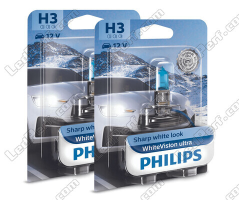 2 polttimon paketti H3 Philips WhiteVision ULTRA + parkkivalot - 12336WVUB1