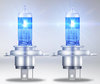 Polttimoiden valo valkoinen efekti Xenon H4 Osram Cool Blue Boost 5000K - 62193CBB-HCB