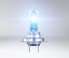 polttimo halogeeni H7 Osram Cool Blue Intense NEXT GEN, joka tuottaa LED-efektivalaistuksen