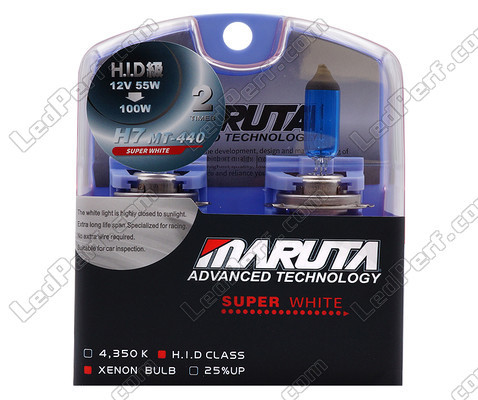 2 polttimon paketti H7 MTEC Maruta Super white - puhtaan Valkoinen