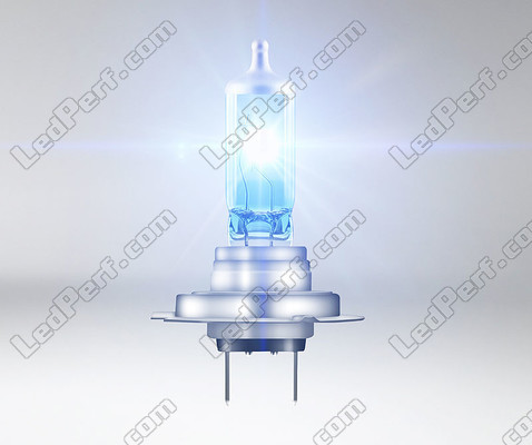 polttimo halogeeni H7 Osram Cool Blue Intense NEXT GEN, joka tuottaa LED-efektivalaistuksen