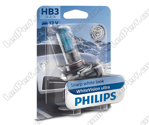 1x polttimo HB3 Philips WhiteVision ULTRA +60 % 60W - 9005WVUB1