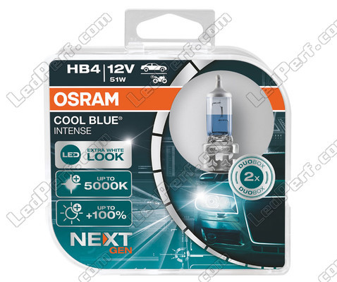 Polttimopari Osram HB4 Cool blue Intense Next Gen LED Effect 5000K