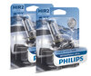 2 polttimon paketti HIR2 Philips WhiteVision ULTRA + parkkivalot - 9012WVUB1