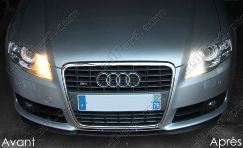 LED Päiväajovalot LED-päivävalot P21W Audi A4 B7