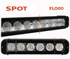 LED-bar / valopaneeli CREE 60W 4400 Lumenia 4X4:lle - Mönkijä - SSV/UTV Spot VS Flood