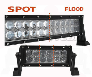 LED-bar / valopaneeli CREE Kaksoisrivi 4D 36W 3300 Lumenia 4X4:lle - Mönkijä - SSV/UTV Spot VS Flood