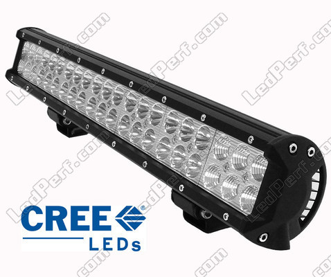 LED-bar / valopaneeli CREE Kaksoisrivi 126W 8900 Lumenia 4X4 - Kuorma-auto - Traktori