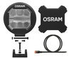 LED-lisävalo Osram LEDriving® PYÖREÄ MX180-CB asennustarvikkeilla