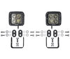 Sarja Kiinnitys ja Ajovalot LED-työvaloja Osram LEDriving® CUBE VX80-SP