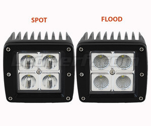 LED-lisävalo CREE Neliö 16W Moottoripyörä - Skootteri - Mönkijä -ajoneuvolle Spot VS Flood