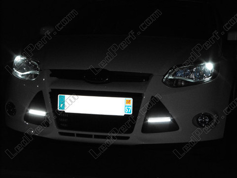 LED päiväajovalot - DRL - Päiväajovalot - waterproof - Ford Focus MK3