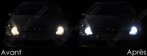 LED parkkivalot xenon valkoinen Peugeot 307