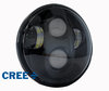Full LED Musta optiikka moottoripyörä ajovalolle pyöreä 5.75 tuumaa - Tyyppi 2