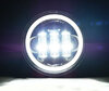 Full LED-optiikat 4.5 tuumaa kromatut lisävaloille - Tyyppi 3