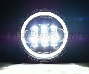 Full LED-optiikat 4.5 tuumaa kromatut lisävaloille - Tyyppi 3