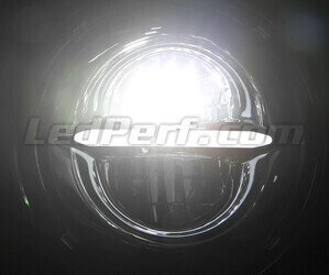 Moottoripyörä Full LED kromattu optiikka ajovalolle pyöreä 5 75 tuumaa - Tyyppi 5