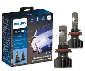 Polttimosarja H11 LED PHILIPS Ultinon Pro9000 +250% 5800K - 11362U90CWX2