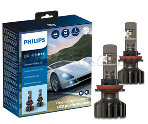 Polttimosarja H11 LED PHILIPS Ultinon Pro9100 +350% 5800K - LUM11362U91X2