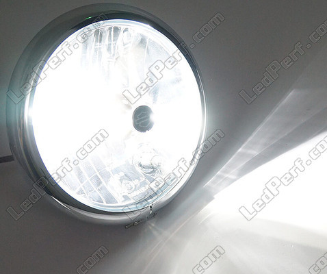 LED-polttimo H4 moottoripyörä säädettävä - Puhtaan Valkoinen valaistus