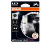 H4 LED-moottoripyöräpolttimoiden pakkaus Osram Easy etupuolelta nähtynä