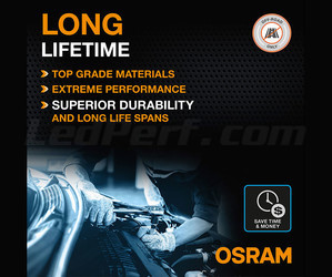 Elinikä LED-polttimot H4 Osram LEDriving® XTR 6000K - 64193DWXTR