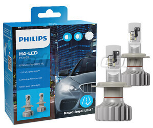 LED-polttimot H4 Philips ULTINON Pro6000 Hyväksytyt - 11342U6000X2
