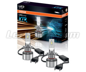 Pakkaus ja 2 LED-polttimot H7 Osram LEDriving® XTR 6000K - 64210DWXTR