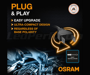 Plug and play -liitäntä LED-polttimot H7 Osram LEDriving® XTR 6000K - 64210DWXTR