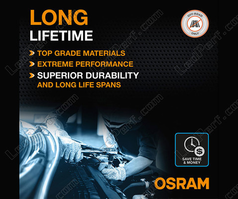 Elinikä LED-polttimot H7 Osram LEDriving® XTR 6000K - 64210DWXTR