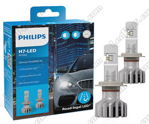 LED-polttimot H7 Philips ULTINON Pro6000 Hyväksytyt - 11972U6000X2