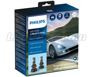 H8 LED-Polttimosarja PHILIPS Ultinon Pro9100 +350% 5800K - 1LUM11366U91X2