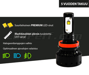 LED-polttimo H8 Moottoripyörä Skootteri Mönkijä