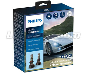 Polttimosarja HB3 (9005) LED PHILIPS Ultinon Pro9100 +350% 5800K - LUM11005U91X2