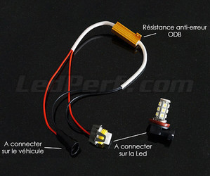 LED-polttimo HB3 OBD-virheenestovaihtoehdolla - Xenon 6000K