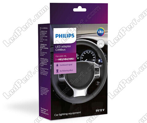 2x Philips Canbus-dekooderit/sovittimet HB3/HB4/HIR2 LED-polttimoille - 12V - 18956X2