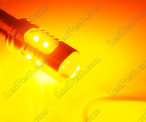 LED-polttimo H21W Oranssi LED yksittäisinä LED H21W HY21W Kanta BAY9S 12V