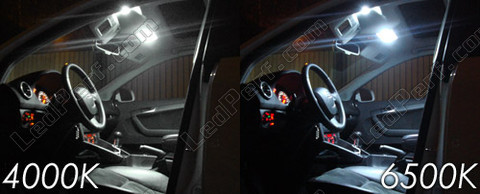 LED-piiri Audi/VW lattialle/jalkatilalle - Viileän Valkoinen - OBD-virheenesto - 6500K